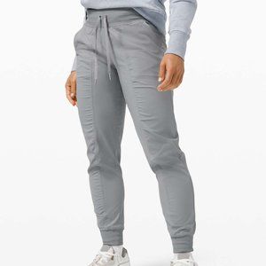 lululemon Like New Grey Dance Studio Jogger Pants Colour Steam Blue Size 16